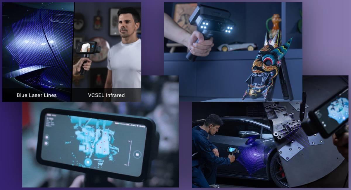Wide scanning capabilities with EinScan Rigil